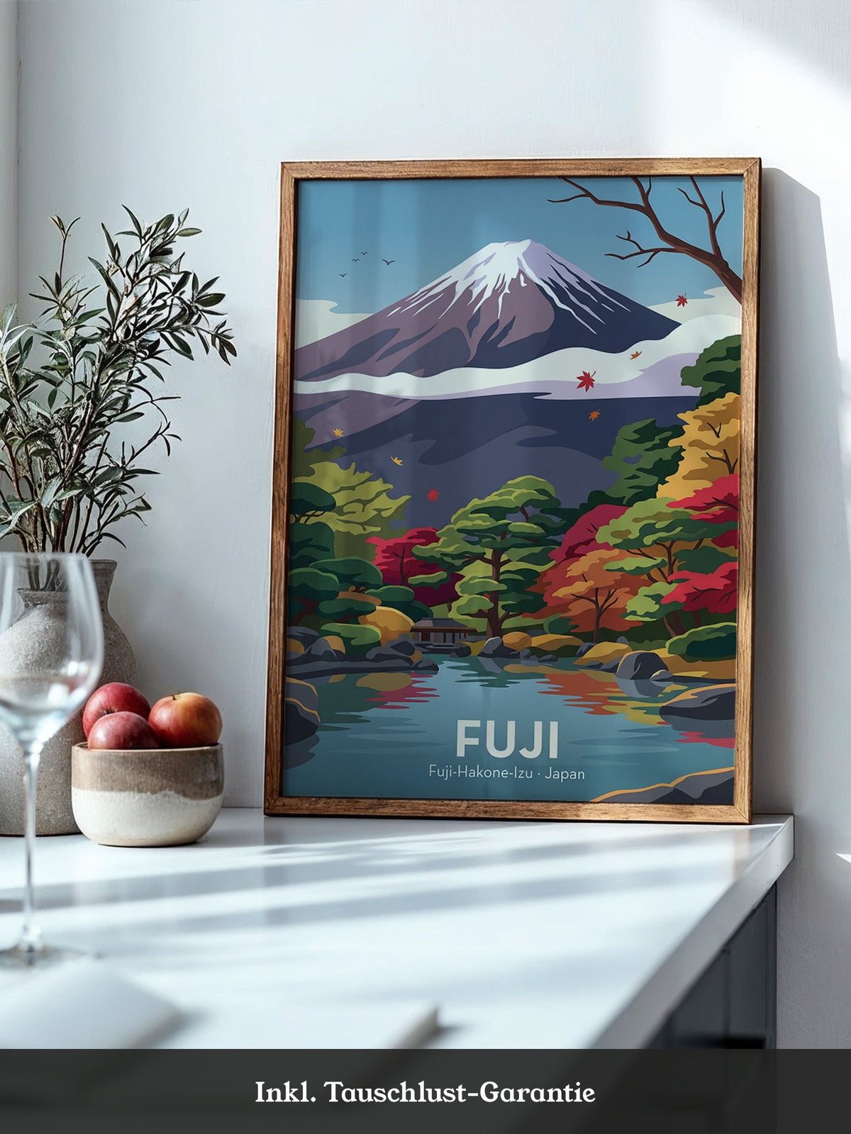 Mount Fuji Herbstfarben