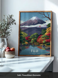 Mount Fuji Herbstfarben