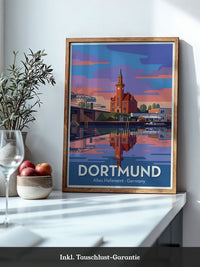 Dortmund Hafenabend Farbenpracht