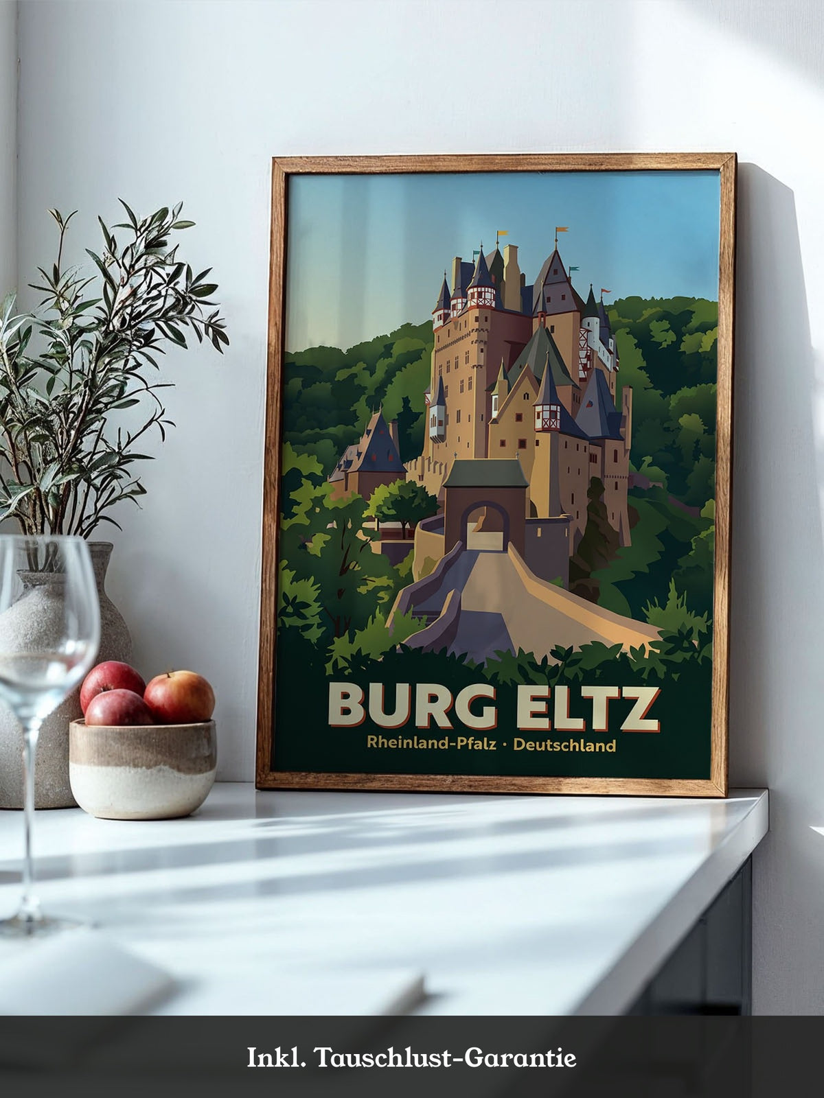Burg Eltz Schloss Illustration