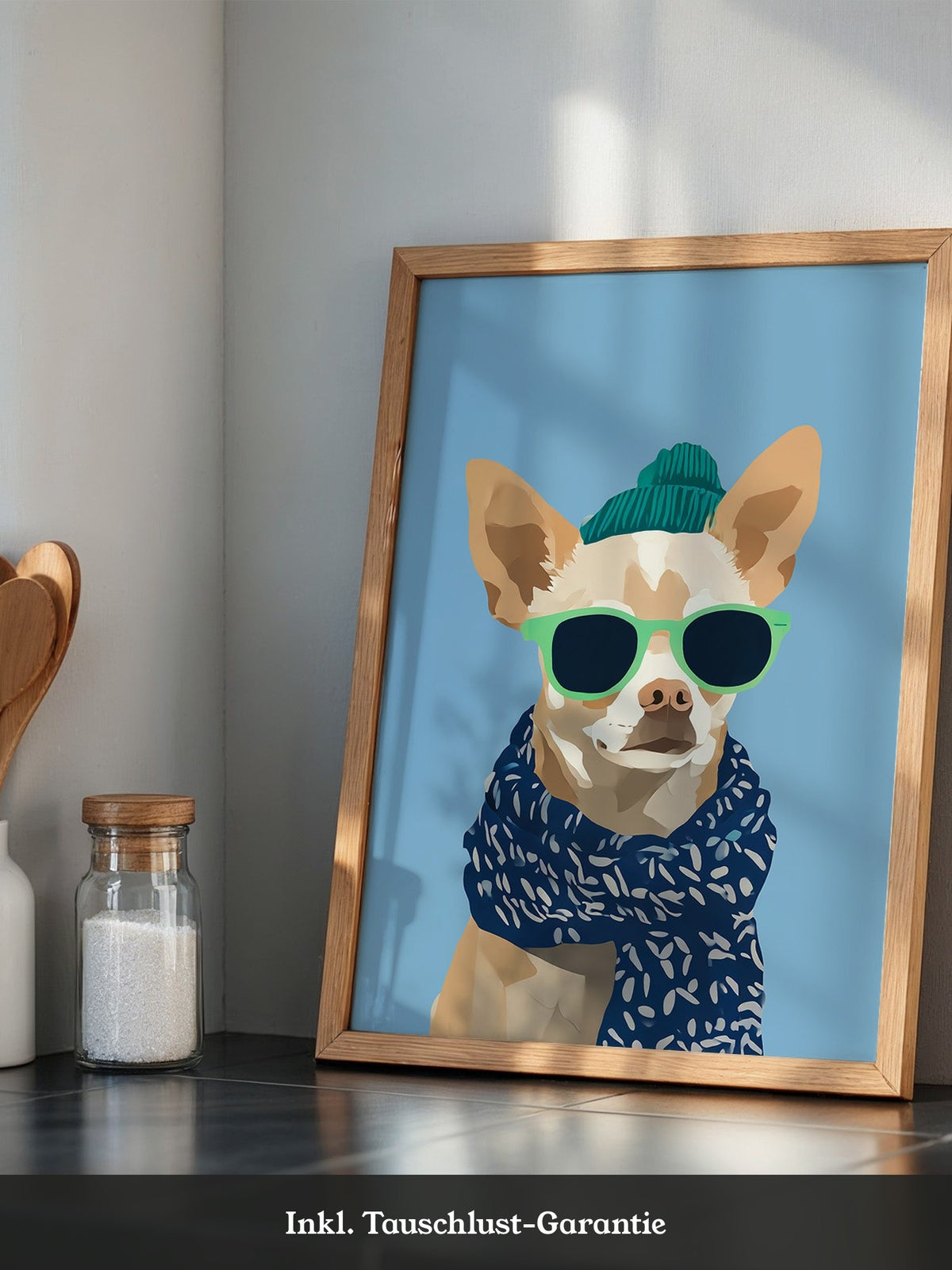 Chihuahua Cool Cartoon Outfit