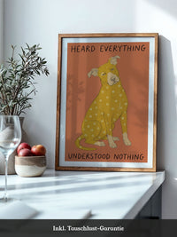 Hund mit Tupfen Illustration
