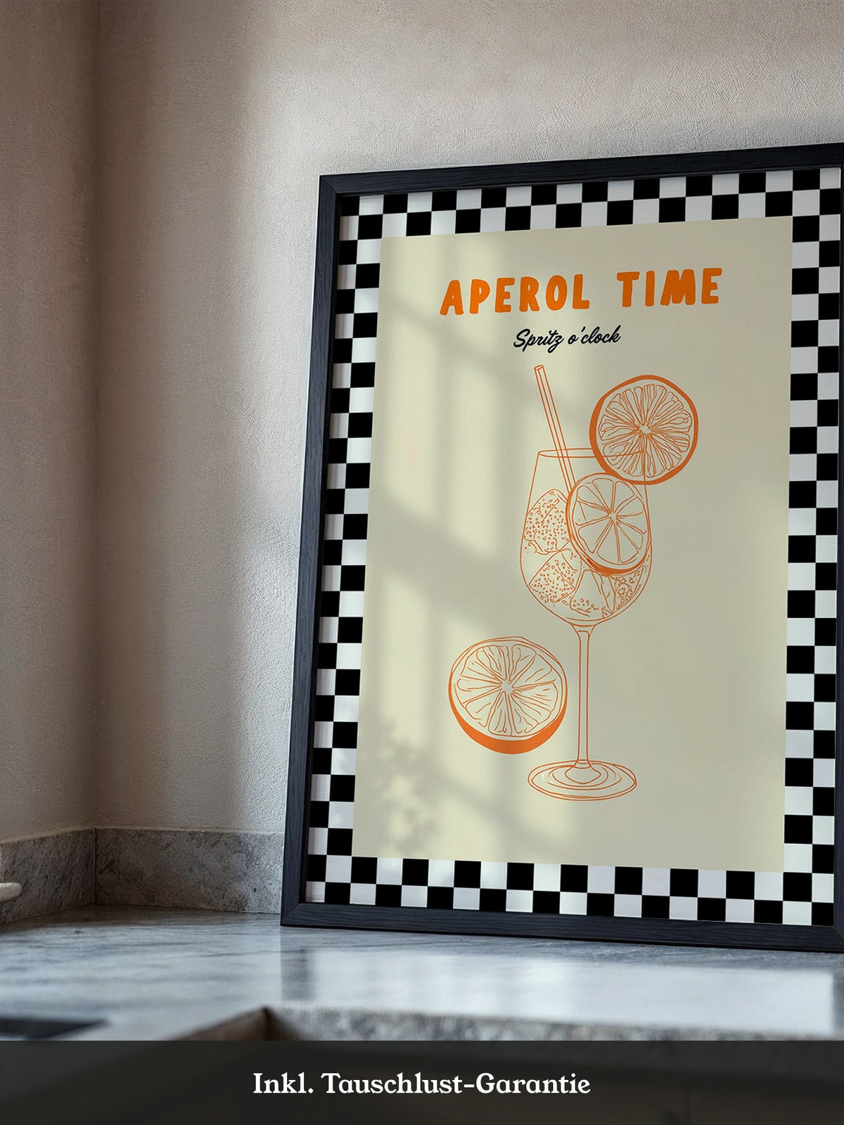 Aperol Spritz Retrozeichnung