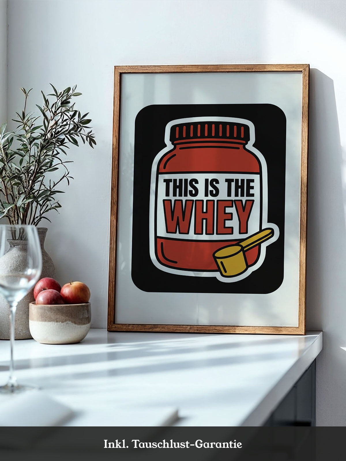 Whey Proteinpulver Poster