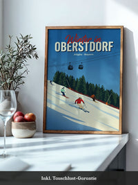 Skifahrer Oberstdorf Allgäu