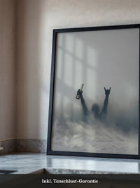 Nebel Silhouette Flasche Stimmung