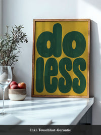 Retro Typografie Gelb Grün