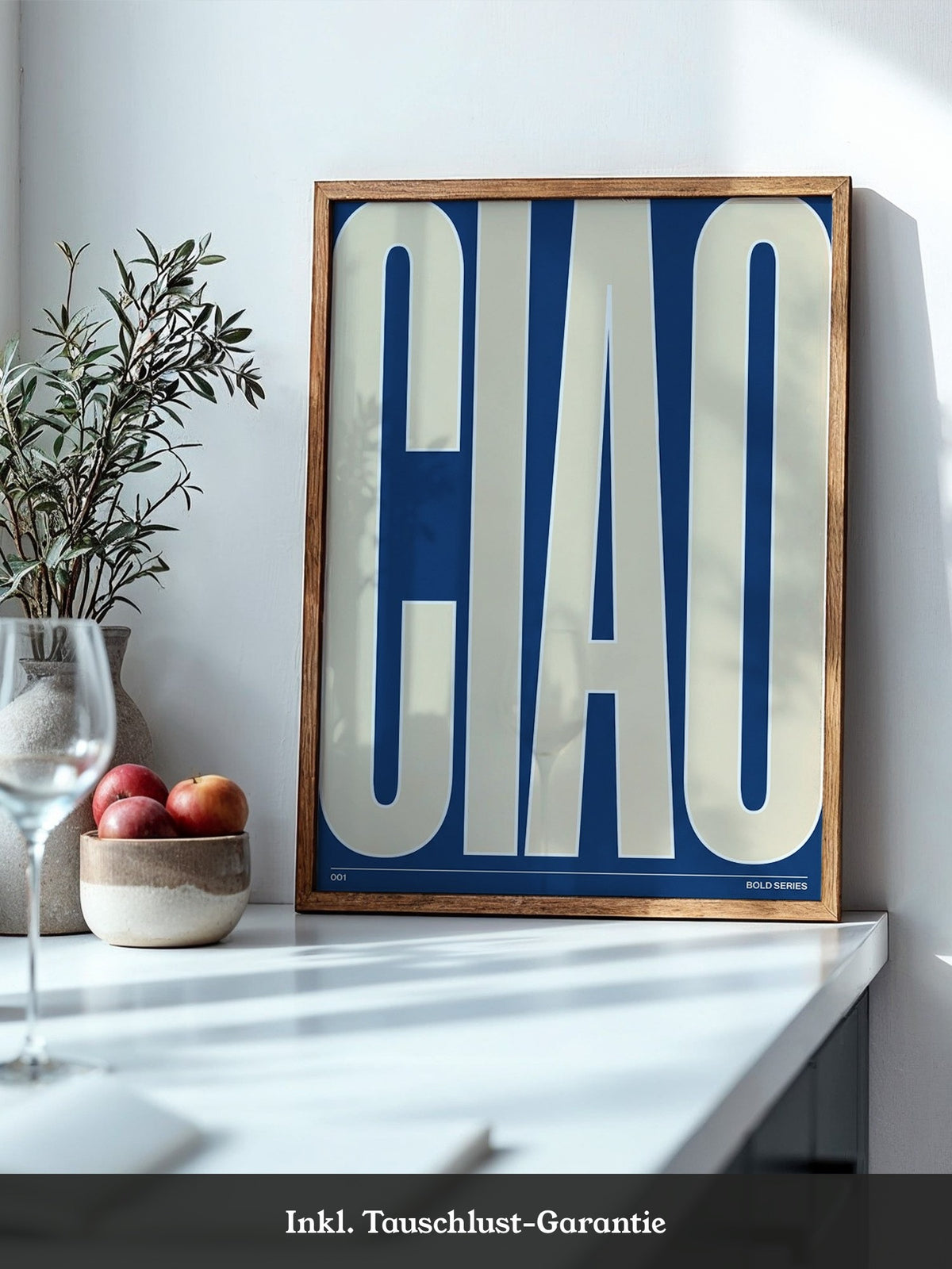 CIAO Beige Blau Bold