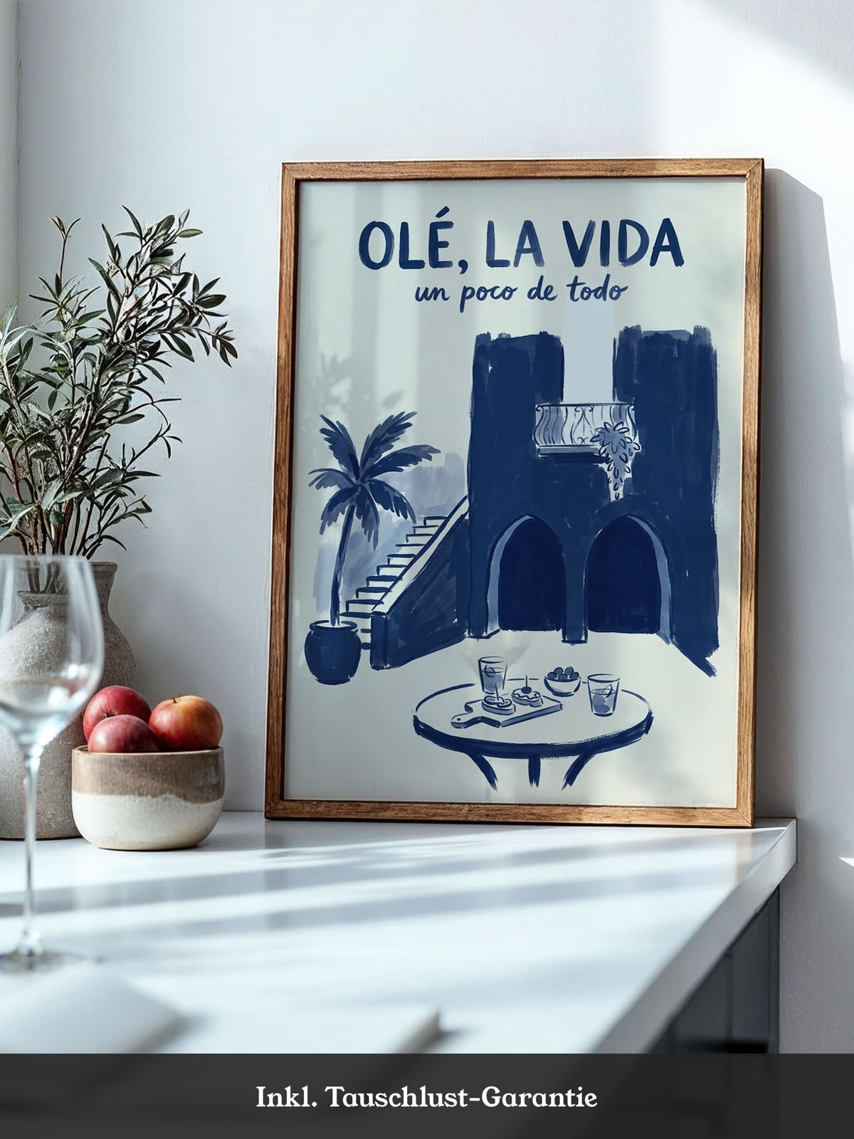 Spanische Architektur Blau
