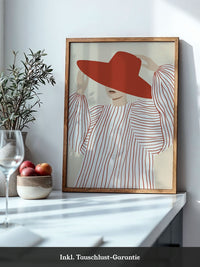 Rote Hut Dame Minimal