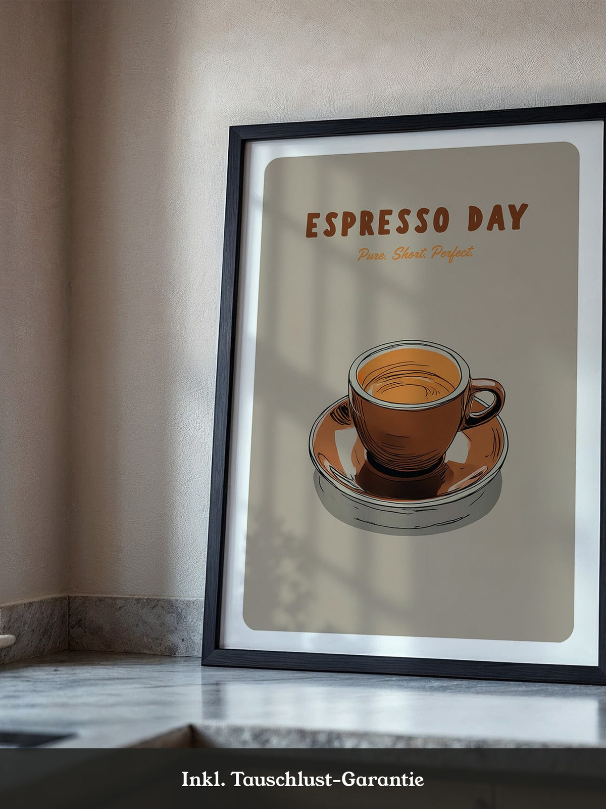 Espressotasse Retro Braun
