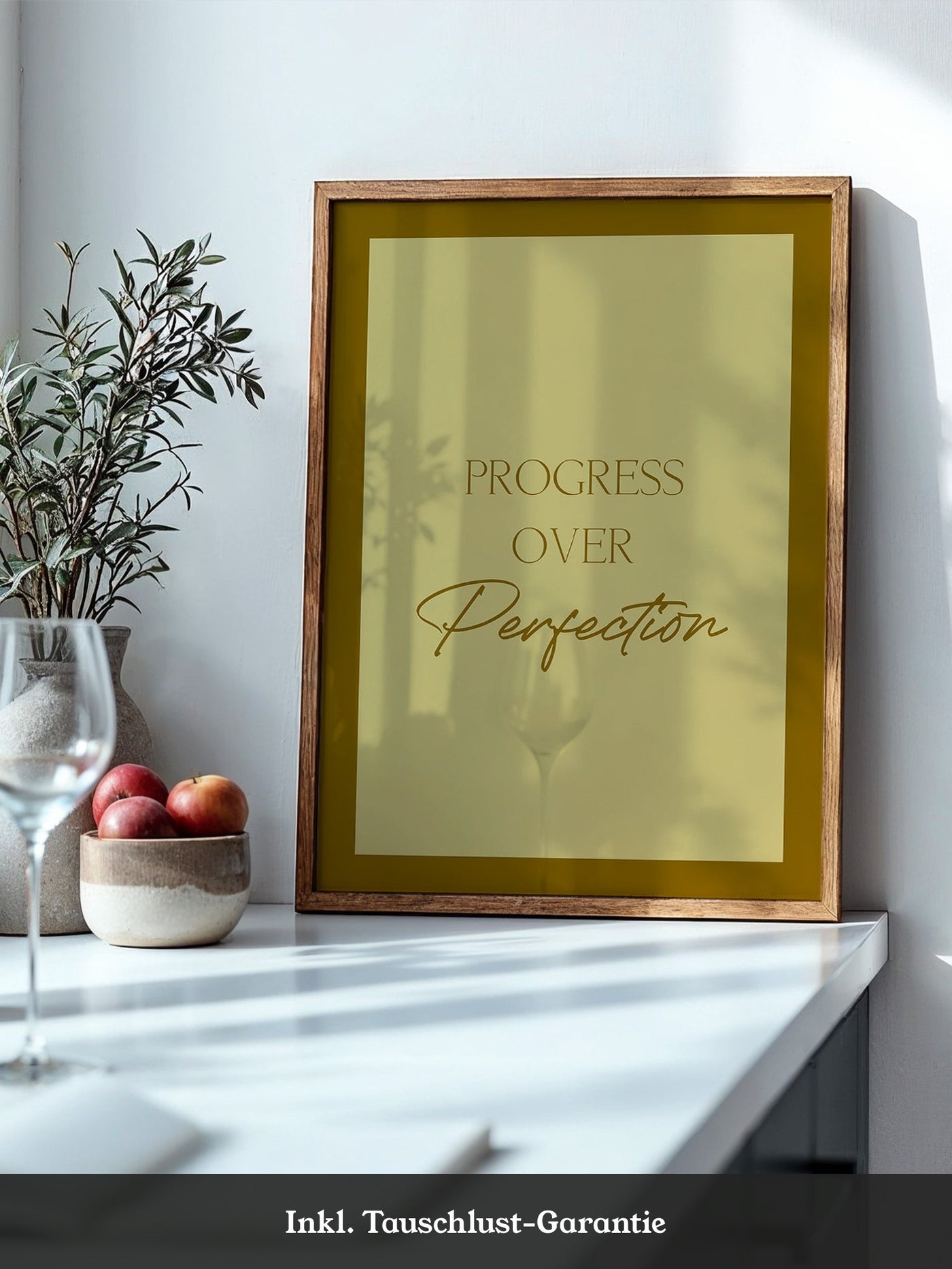 Minimalistische Motivationsbotschaft