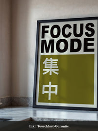 Focus Mode Text Olivgrün