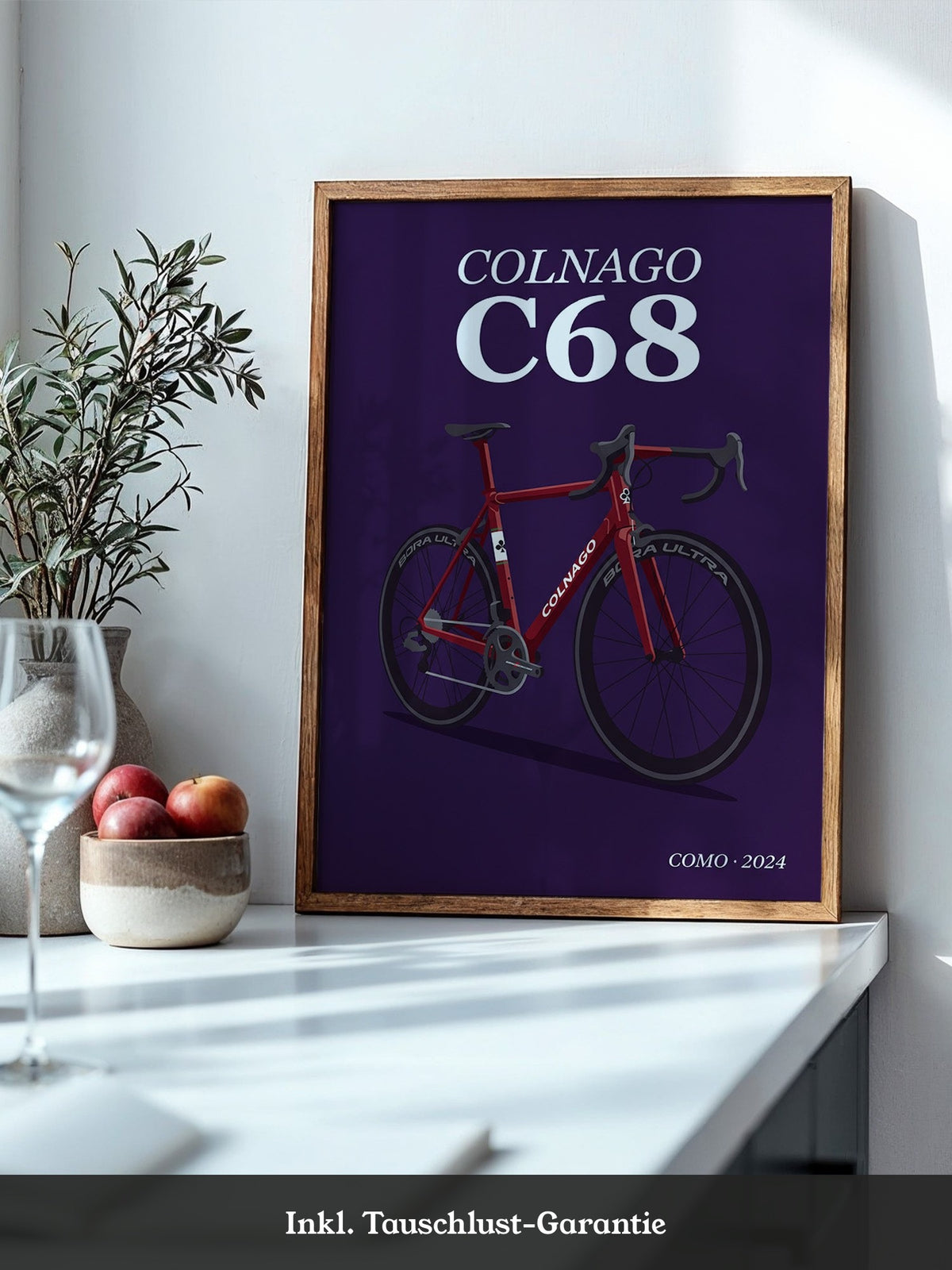 Rennrad Design Rot