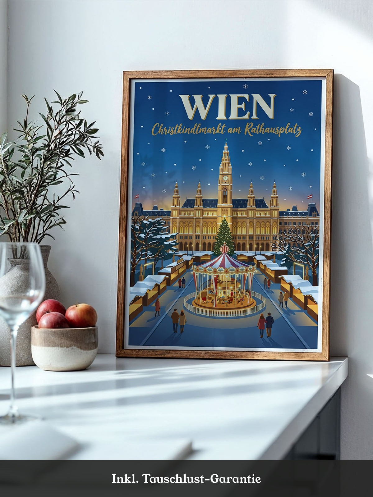 Wien Christkindlmarkt Karussel