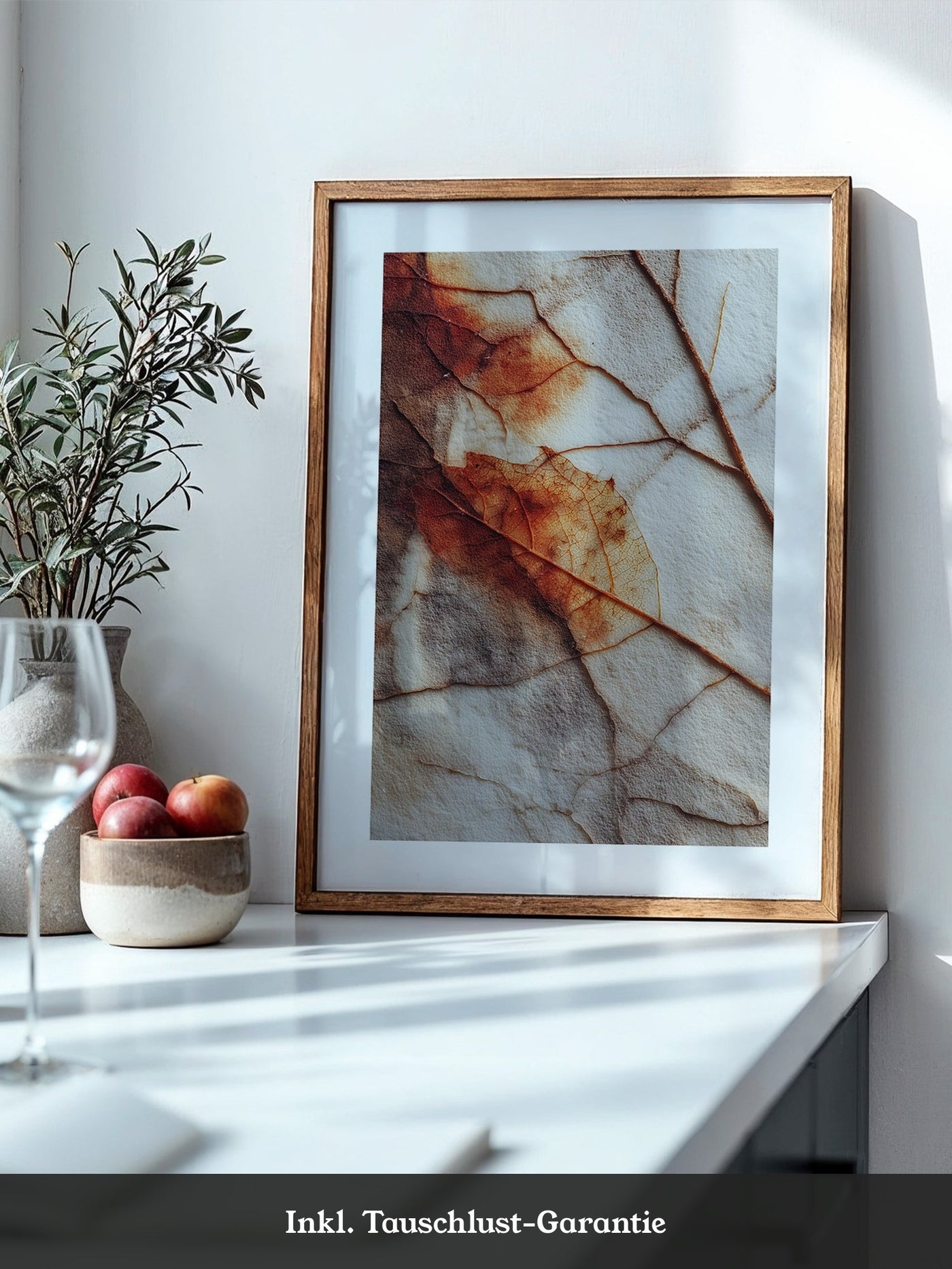Herbstblatt Struktur Vintage