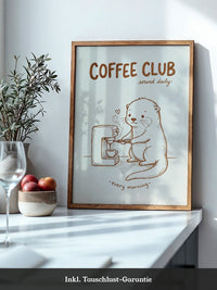 Otter Kaffeezubereitung Herzchen