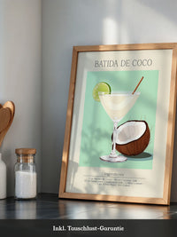 Batida de Coco Glas Illustration