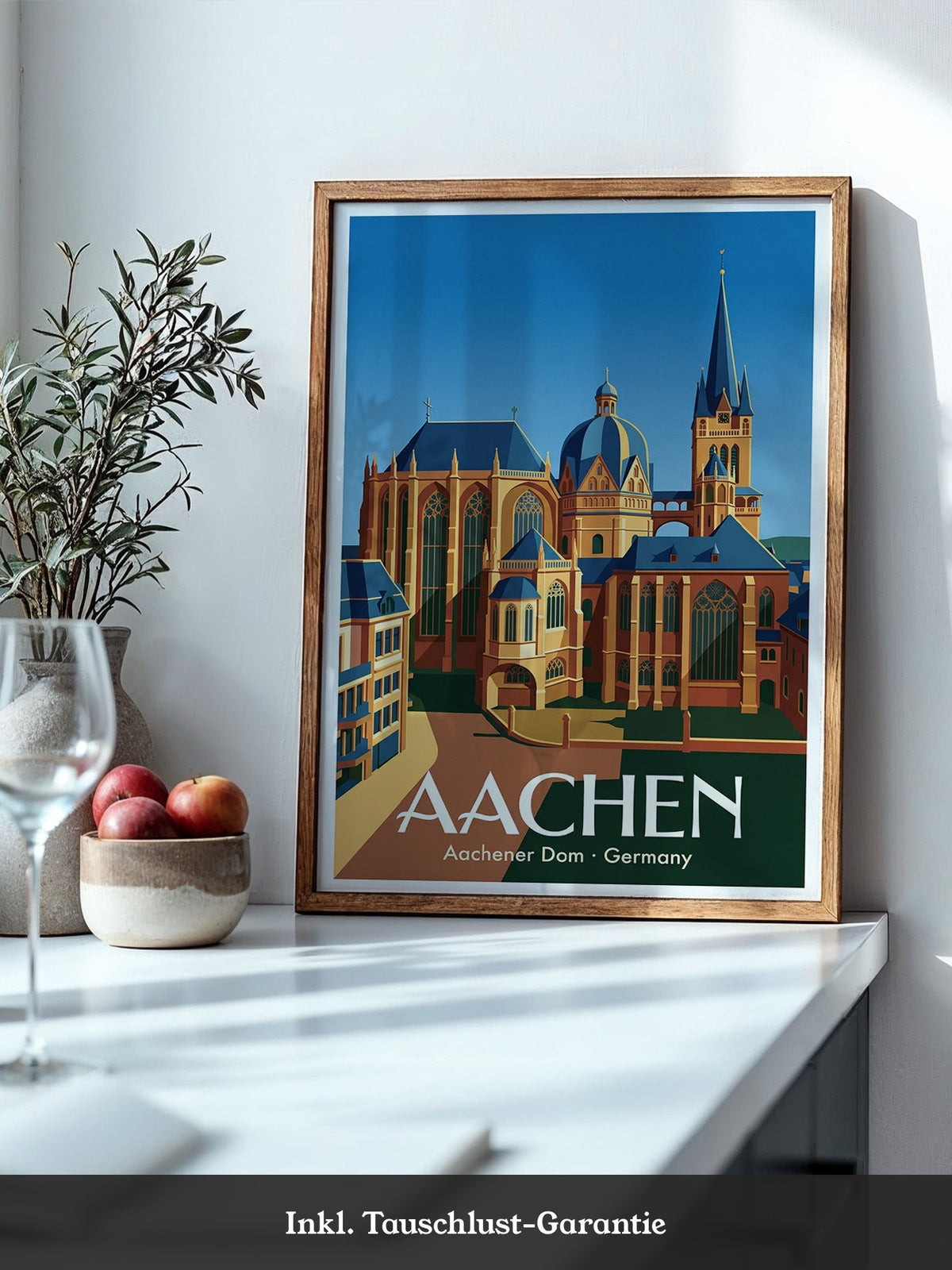Aachener Dom Retro-Design