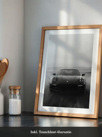 Porsche Neunelfer Frontansicht Schwarz