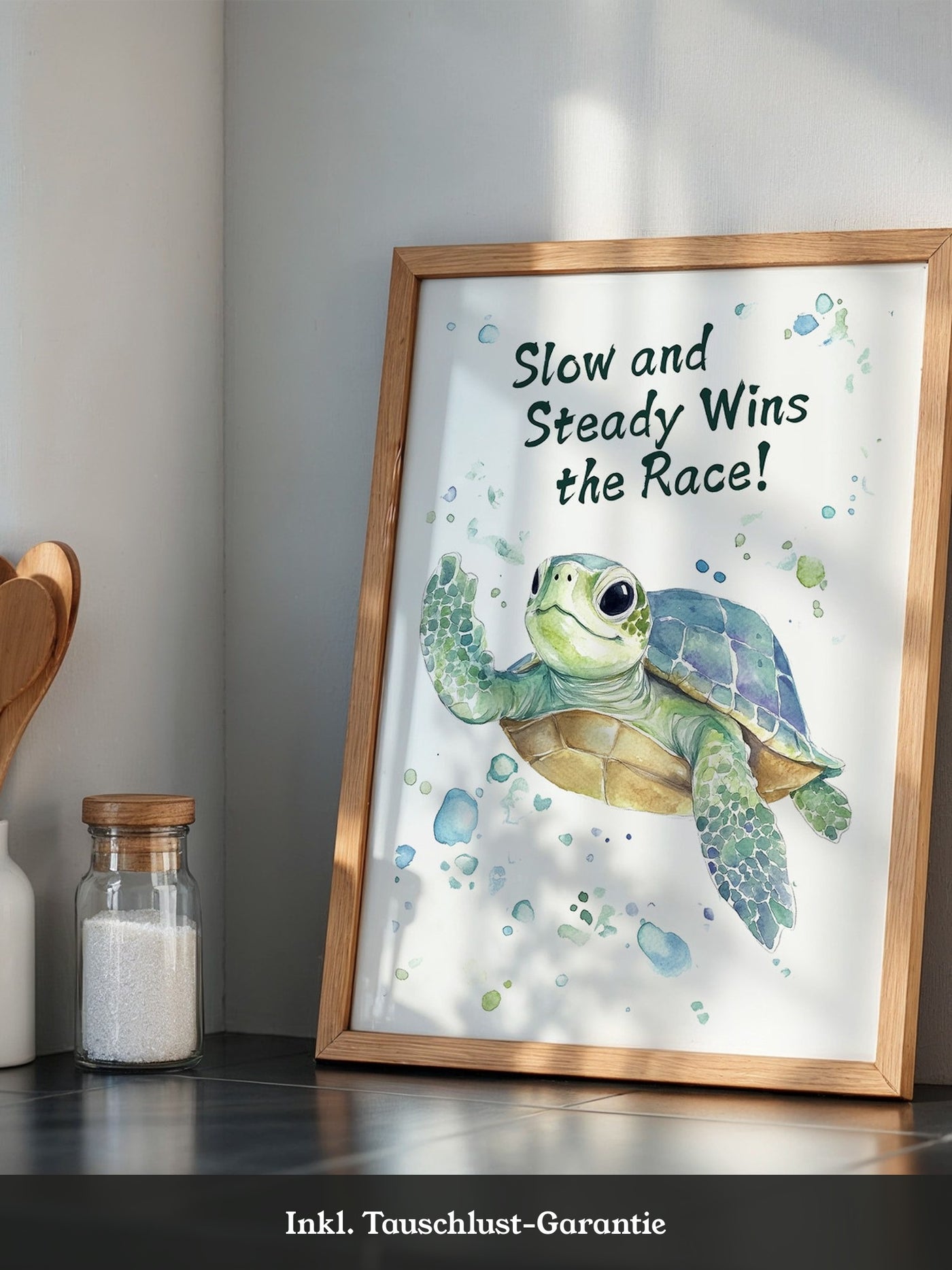 Schildkröte Aquarell pastellfarben