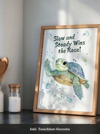 Schildkröte Aquarell pastellfarben