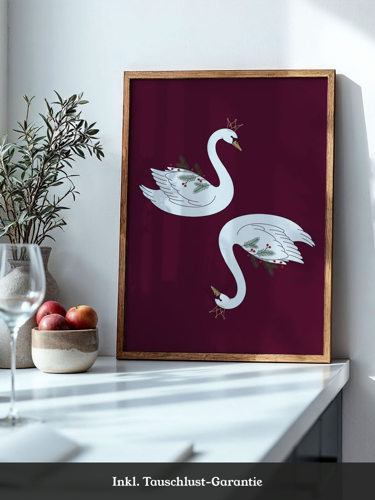 Schwäne Krone Eleganz
