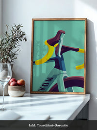 Fahrradlenker Gelb Illustration