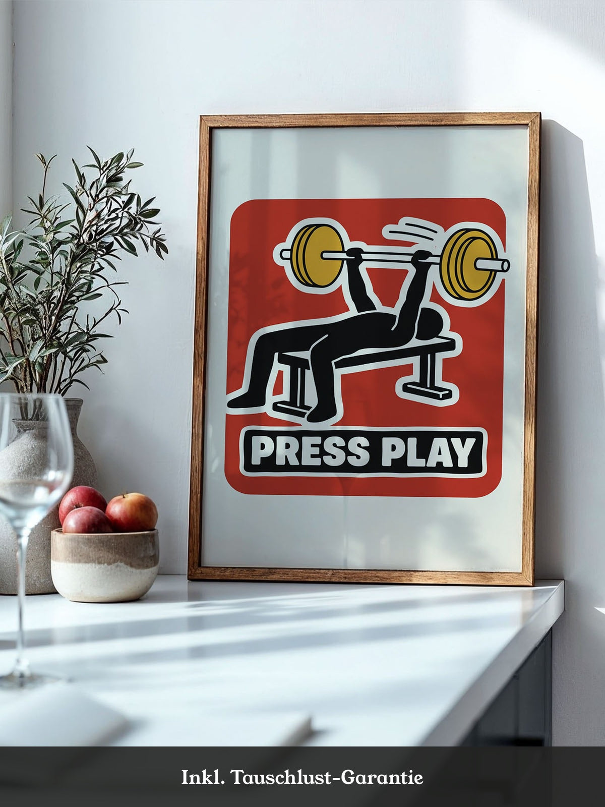 Press Play Kraftsport Illustration