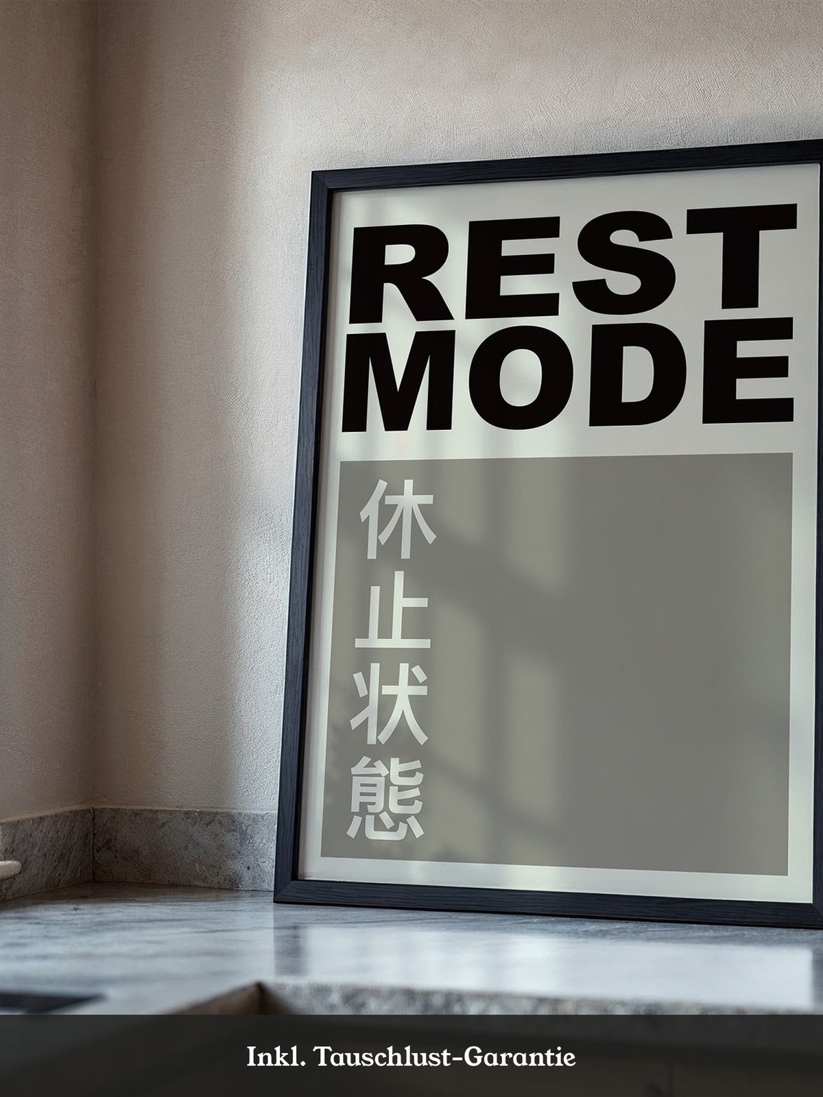 REST MODE minimalistisch