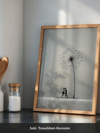 Pusteblume Tanz Silhouetten