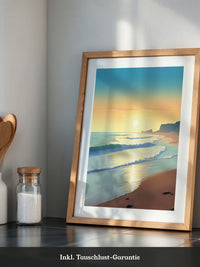 Strand Sonnenuntergang Pastellfarben