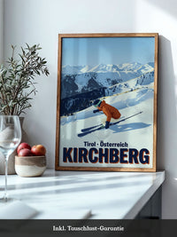 Skifahrer Alpengipfel