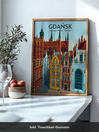 Gdańsk Architektur Farbenspiel