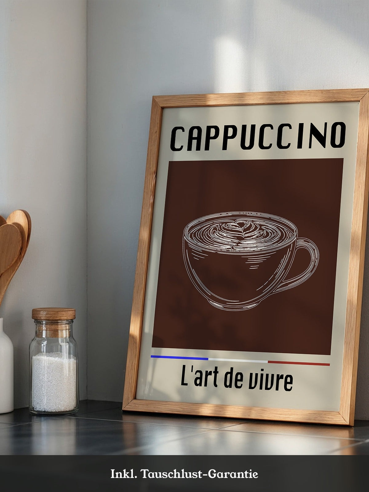 Cappuccino Tasse Retro-Stil