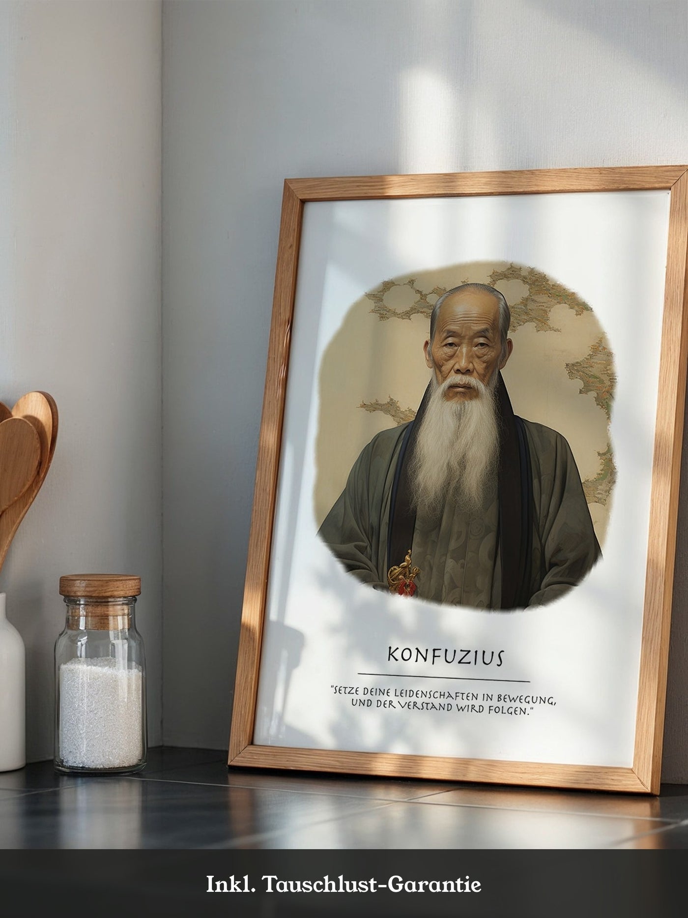 Konfuzius Traditionell Portrait