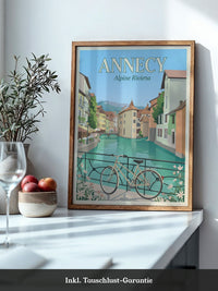 Annecy Fahrrad pastellfarben