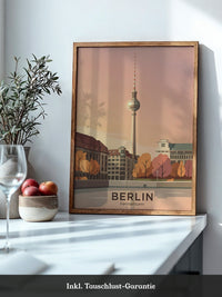 Fernsehturm Berlin Herbstfarben