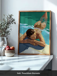 Entspannung Wasser Illustration