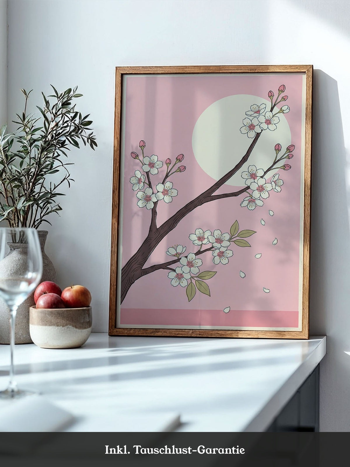 Kirschblüte Mond Rosa