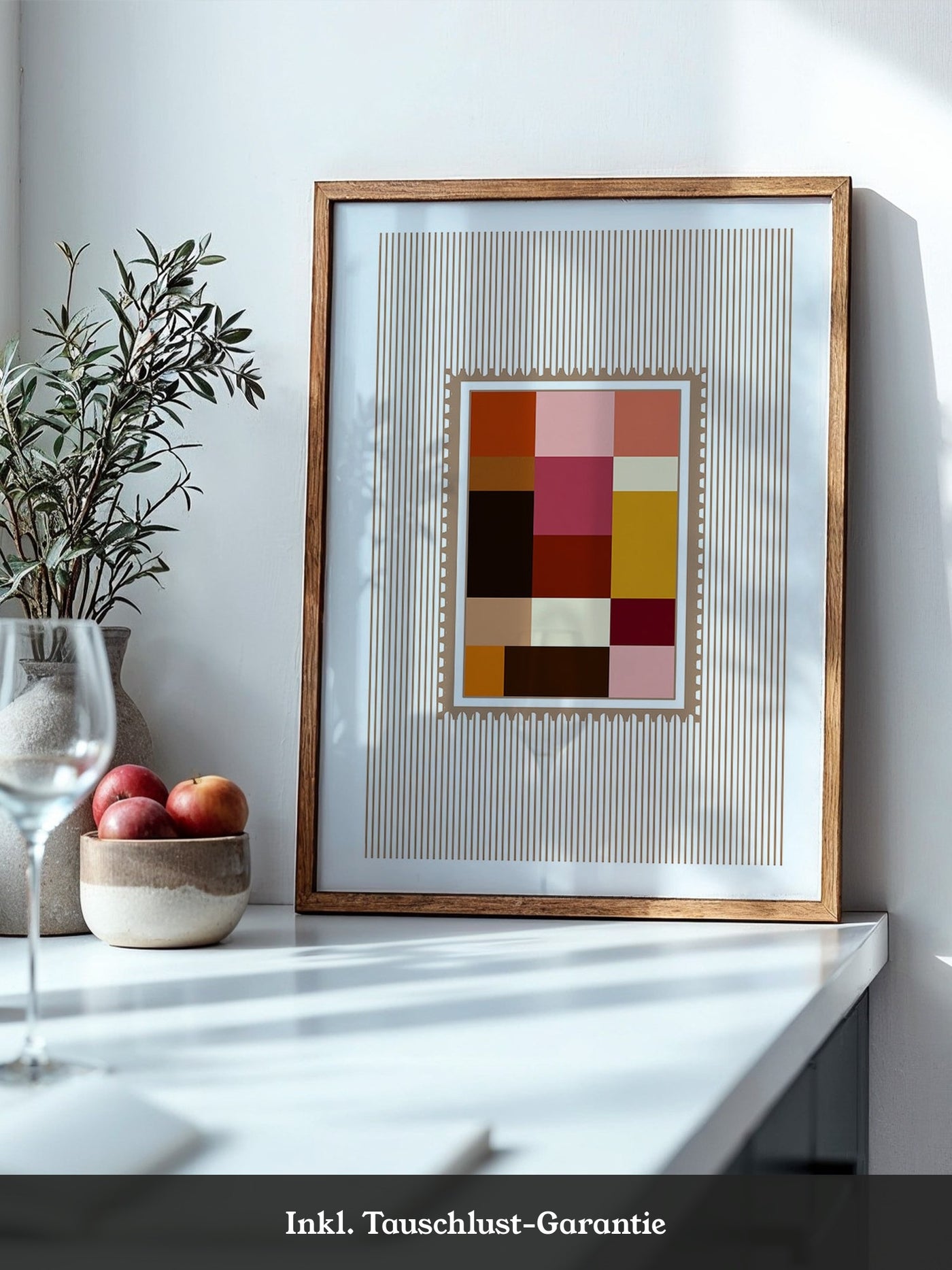 Farbquadrate Retro Look