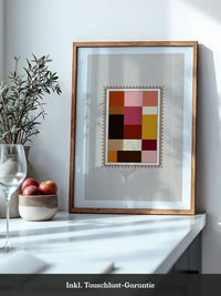 Farbquadrate Retro Look
