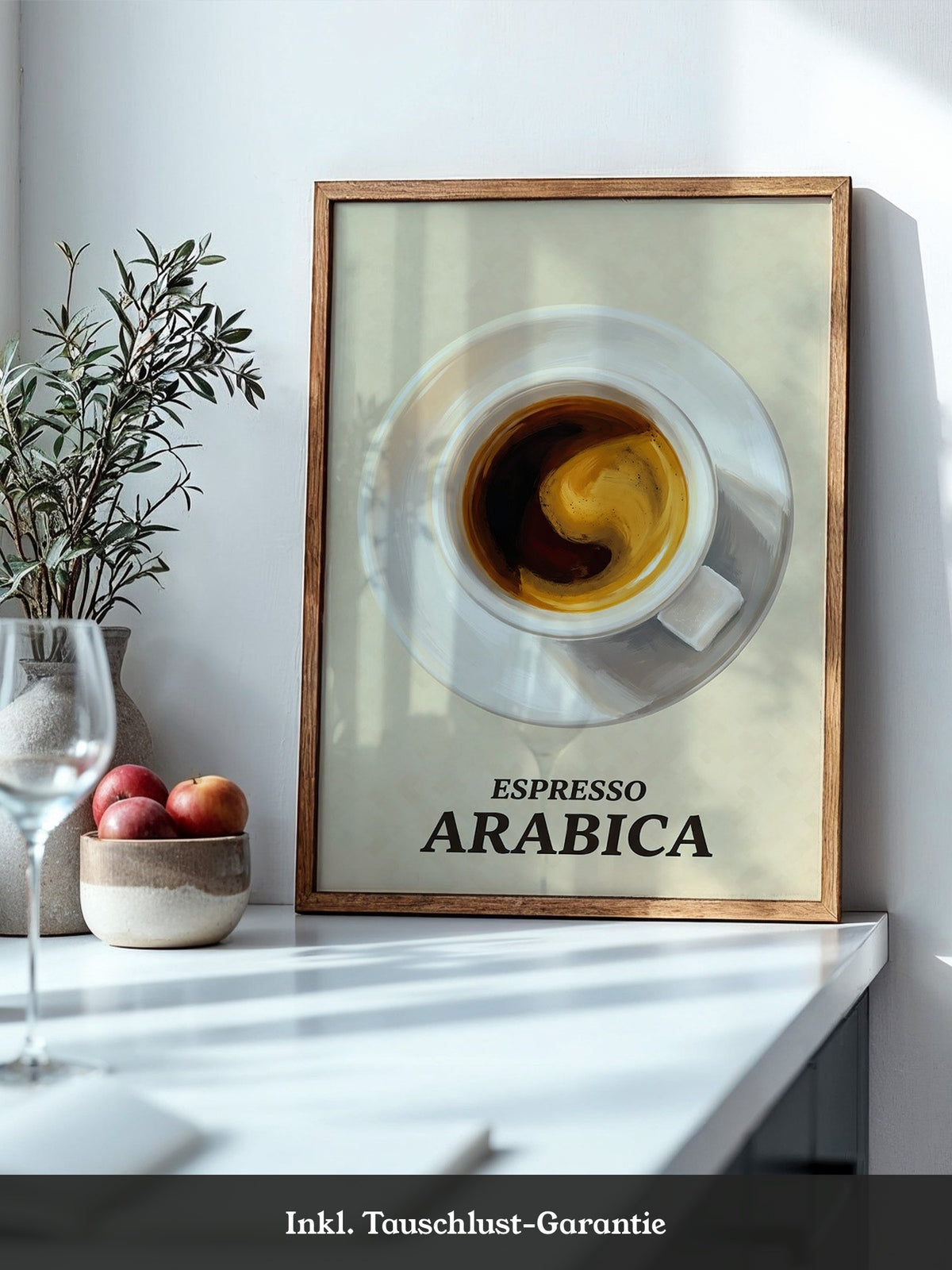 Arabica Kaffee Vogelperspektive