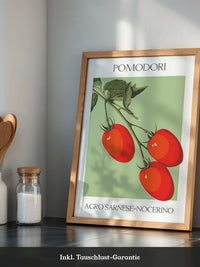Tomaten Ranke Retro Grafik
