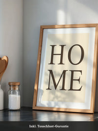HOME Text minimalistisch