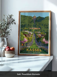 Kassel Schloss Bergpark Illustration