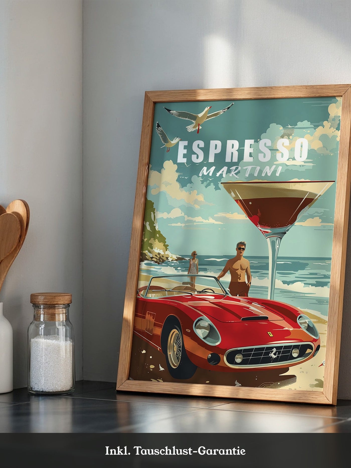 Cabrio Strand Retro-Style