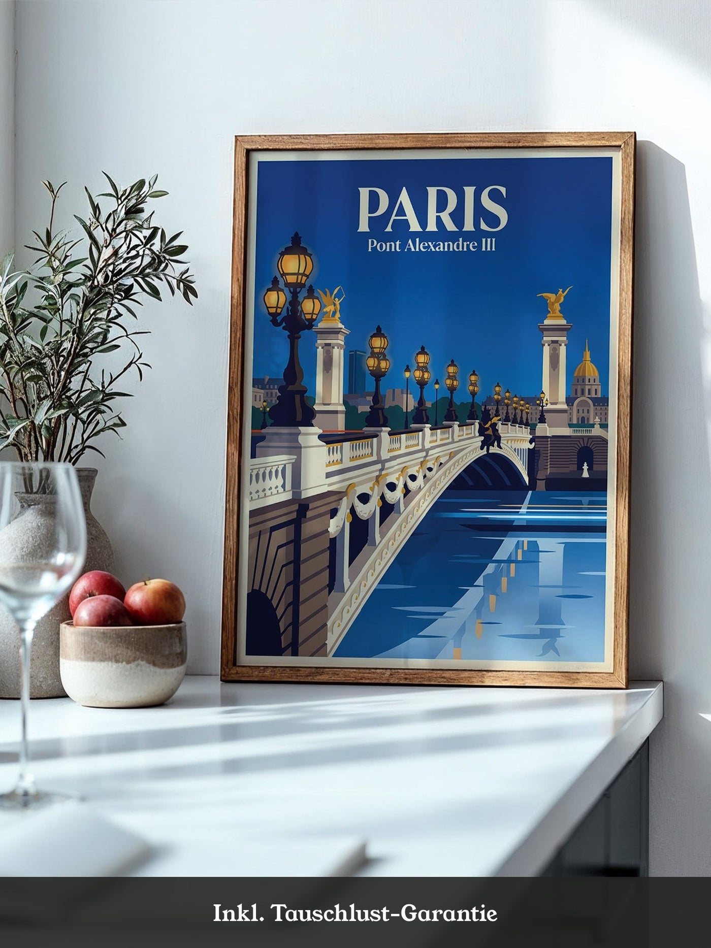 Pont Alexandre III Retro Beleuchtung