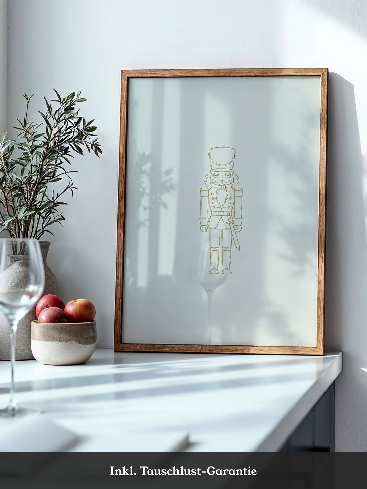 Nussknacker Gold Illustration