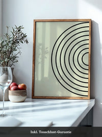 Kreise Minimalismus Beige